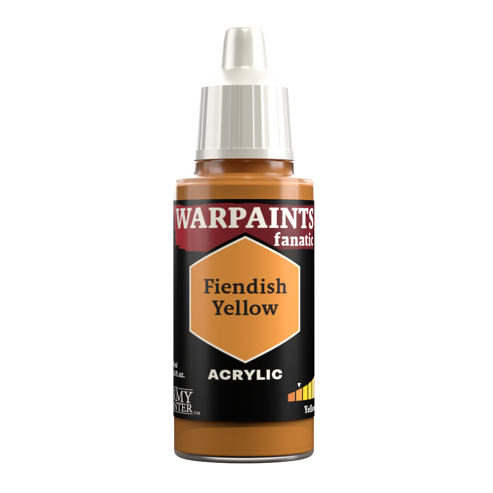 Army Painter Warpaints: Fanatic Acrylic Fiendish Yellow