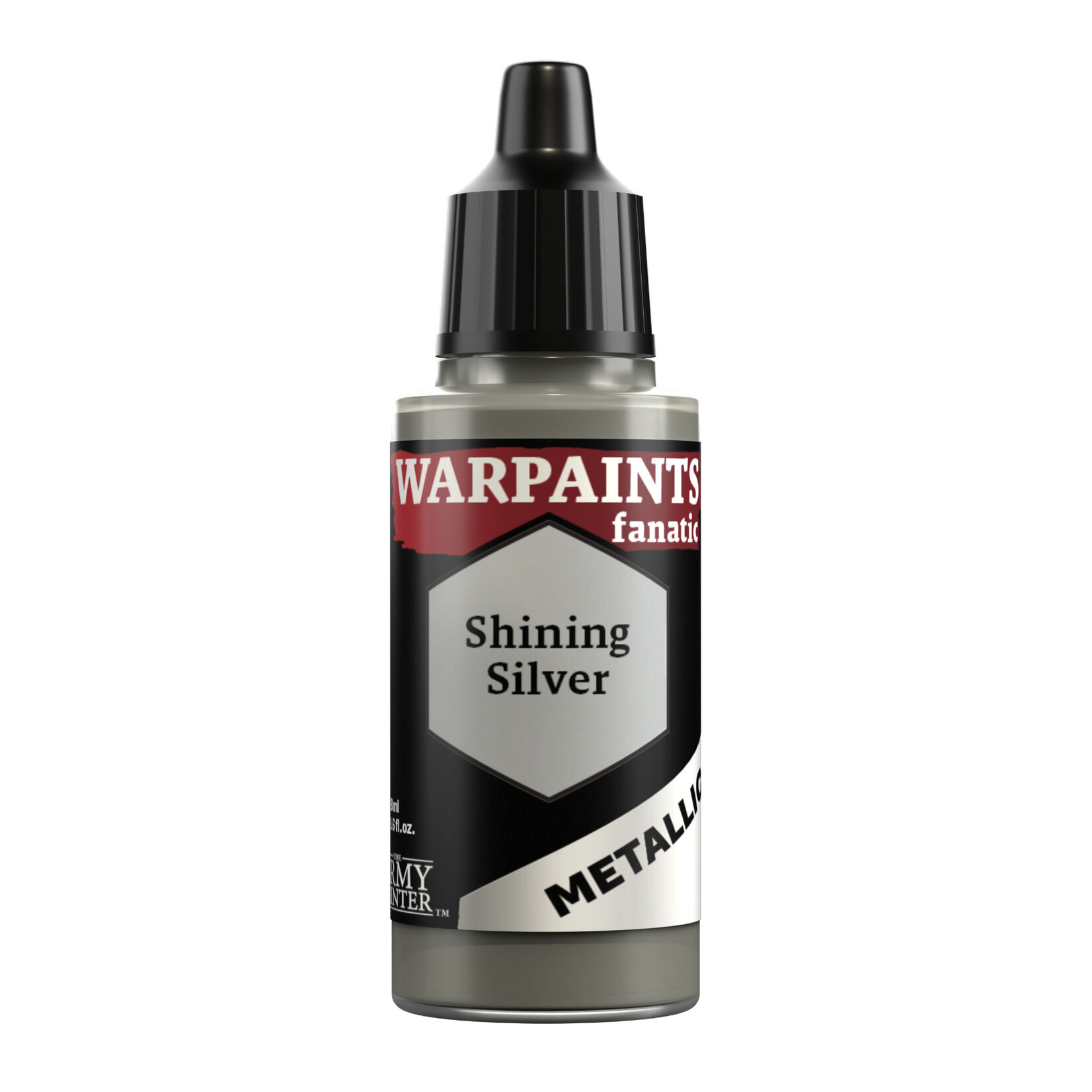 Army Painter Warpaints: Fanatic Metallics Shining Silver