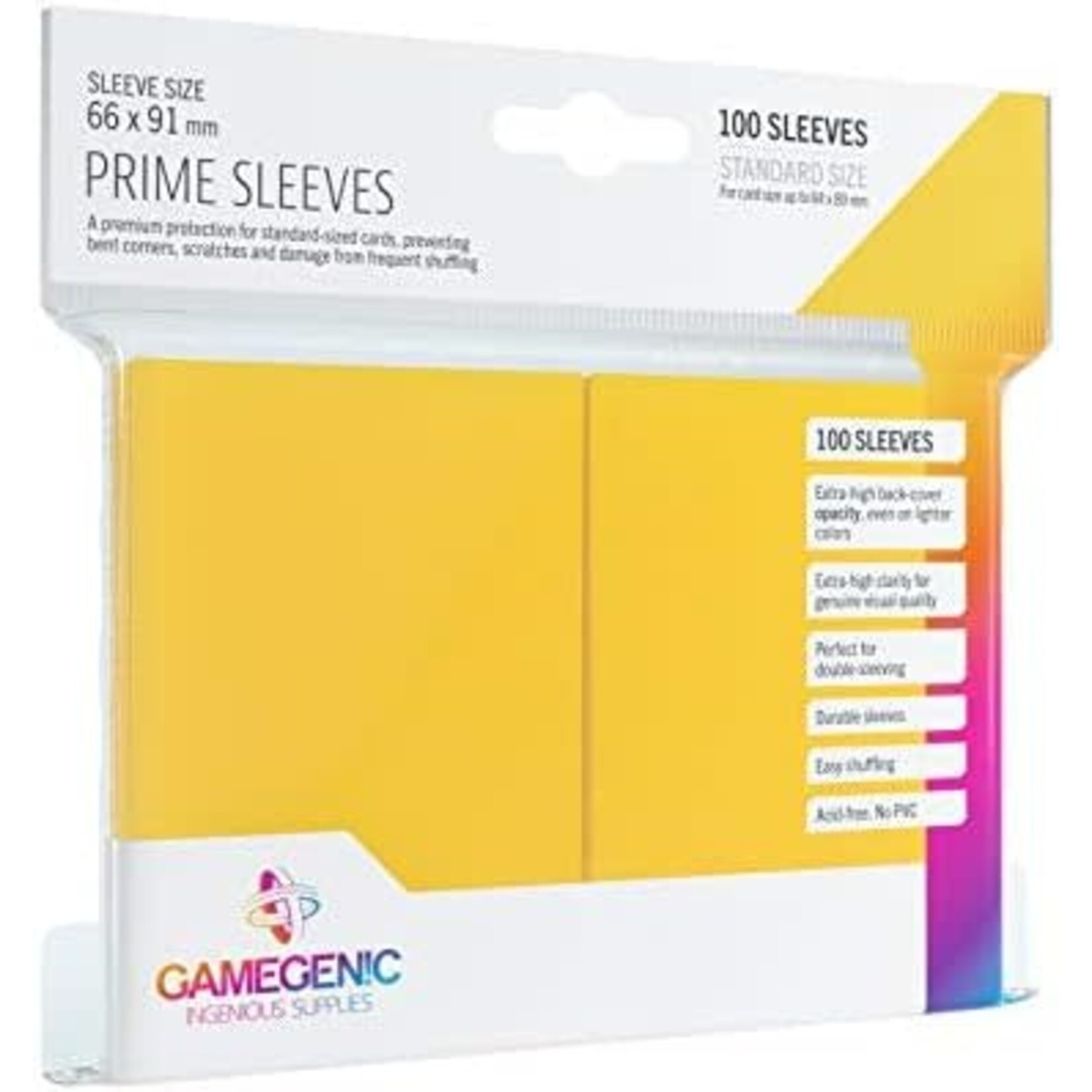 Prime Sleeves: Yellow