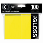Ultra Pro Eclipse Gloss Standard Sleeves: Lemon Yellow (100)
