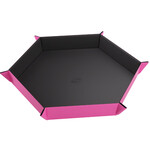 Magnetic Dice Tray Hexagonal Black/Pink