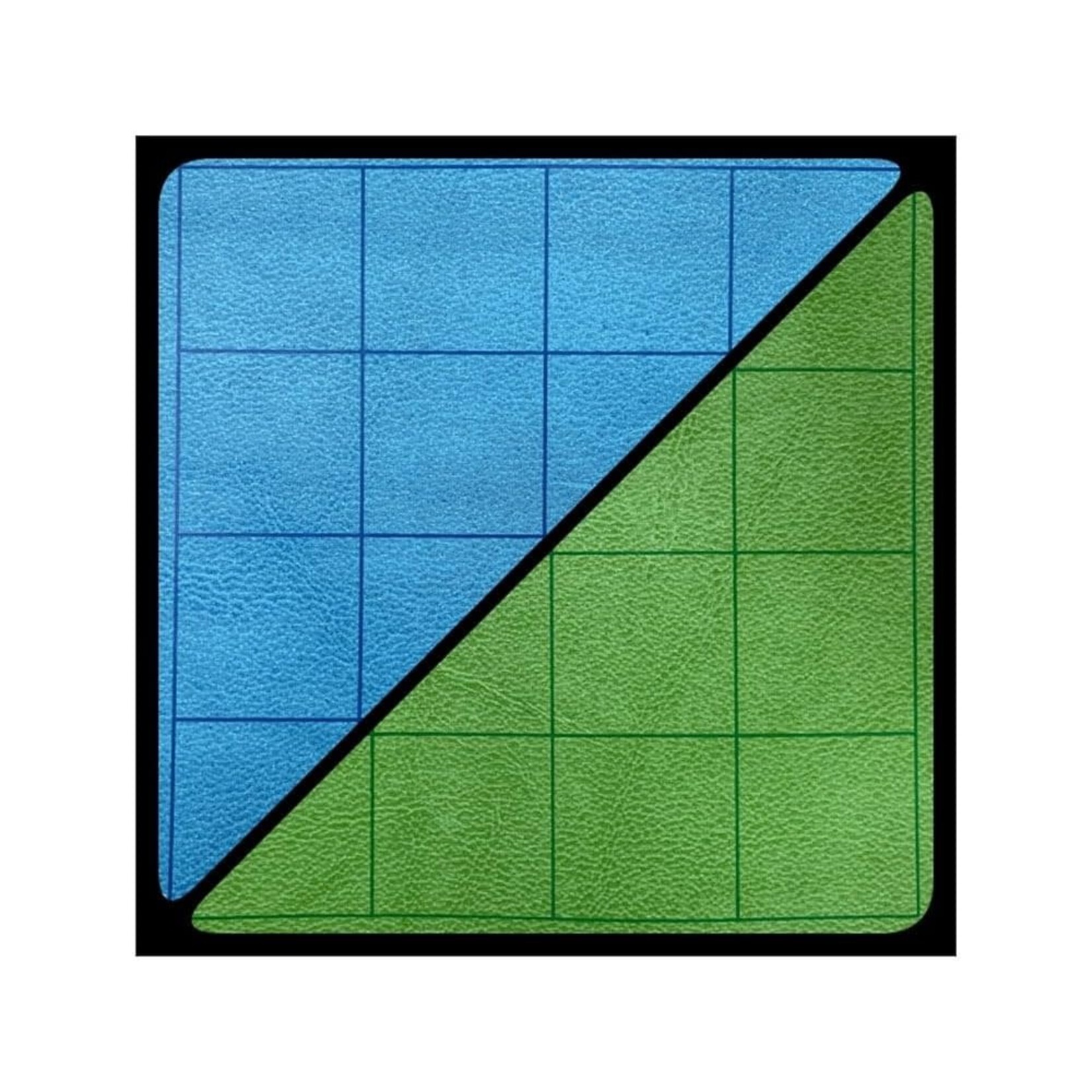 Chessex Battlemat 1" Reversible Blue-Green Squares