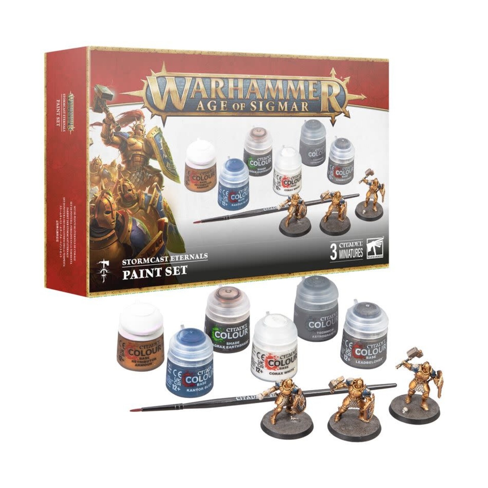 Games Workshop Age of Sigmar Stormcast Eternals + Paint Set