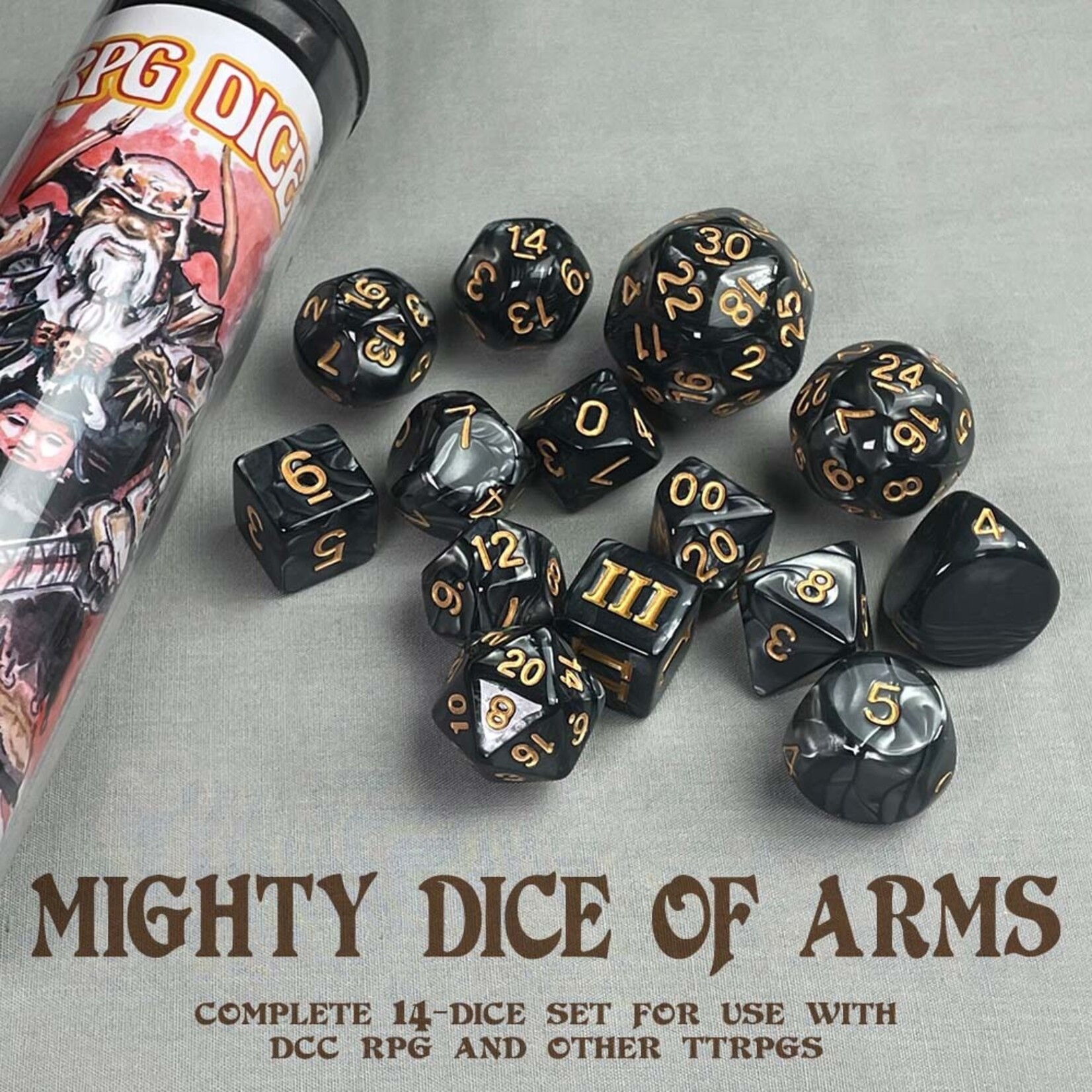 Goodman Games DCC RPG Dice - Mighty Dice of Arms