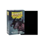 Arcane Tinmen Dragon Shield Sleeves: Standard- Matte Outer Sleeves - Black (100 ct.)