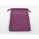 Chessex Dice Bag Suedecloth (L) Purple 5" x 7 1/2" velvet
