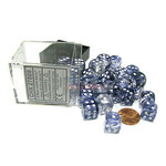 Chessex Nebula Black/white 12mm d6 Dice Block (36 dice)