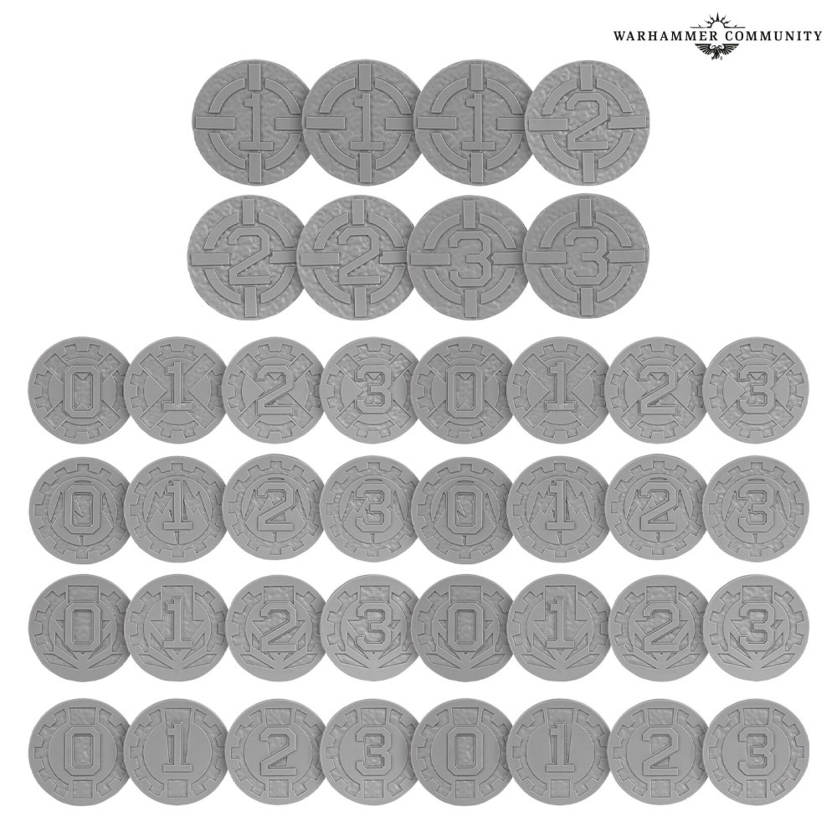 Games Workshop Age Of Darkness: Markers And Tokens