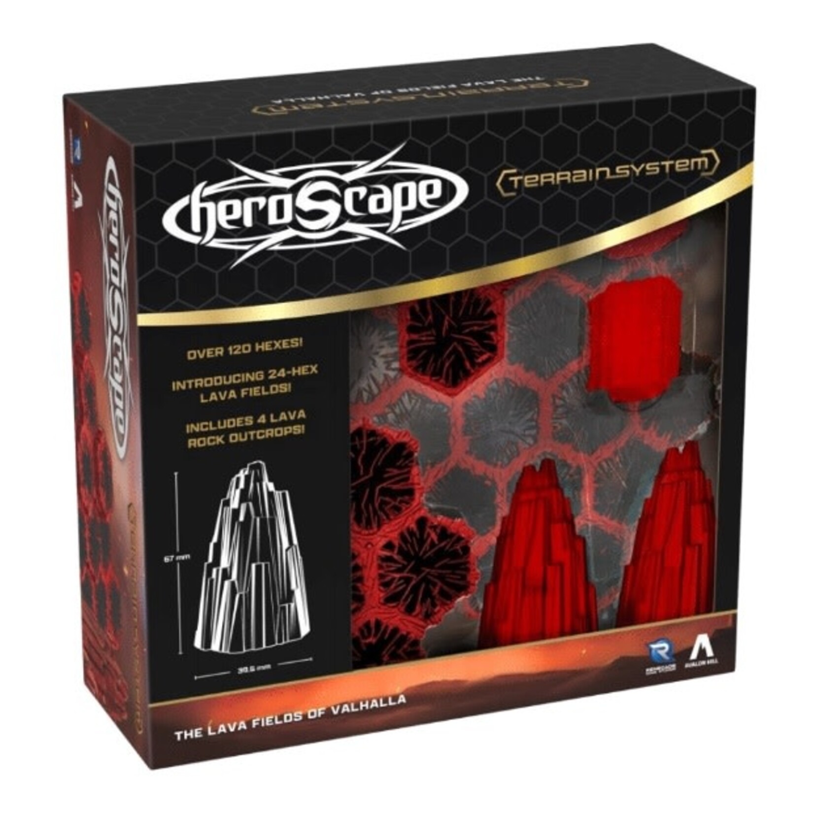 RENEGADE Heroscape: The Lava Fields of Valhalla Terrain Expansion