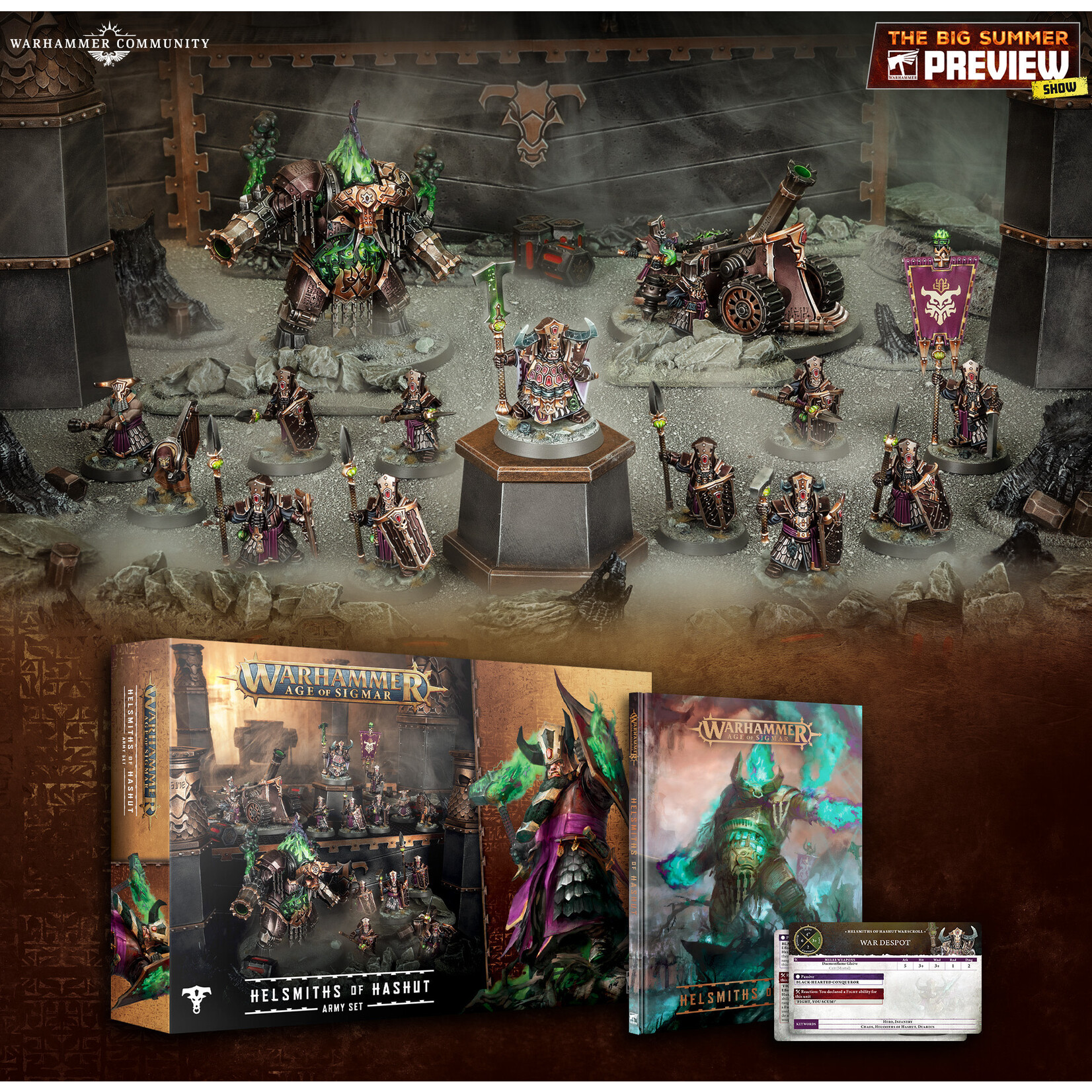 Games Workshop Helsmiths Of Hashut Army Set