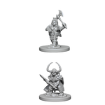 Wizkids Dungeons & Dragons: Nolzur's Marvelous Unpainted Miniatures - W04 Dwarf Female Barbarian