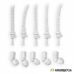 Kromlech Conversion Bitz: Cyber Samurai Vibro Katanas - Left (5)