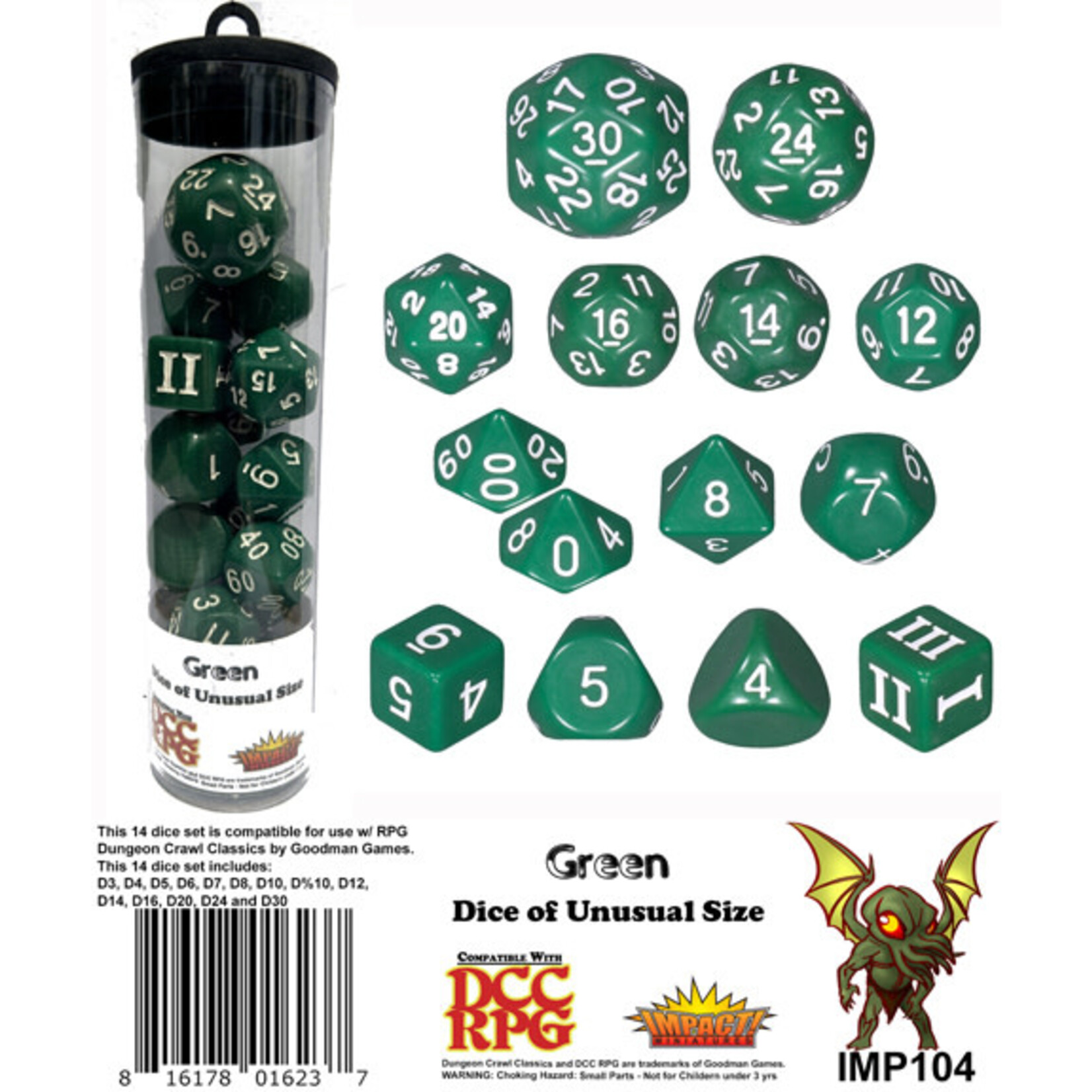 Goodman Games DCC Dice: Green