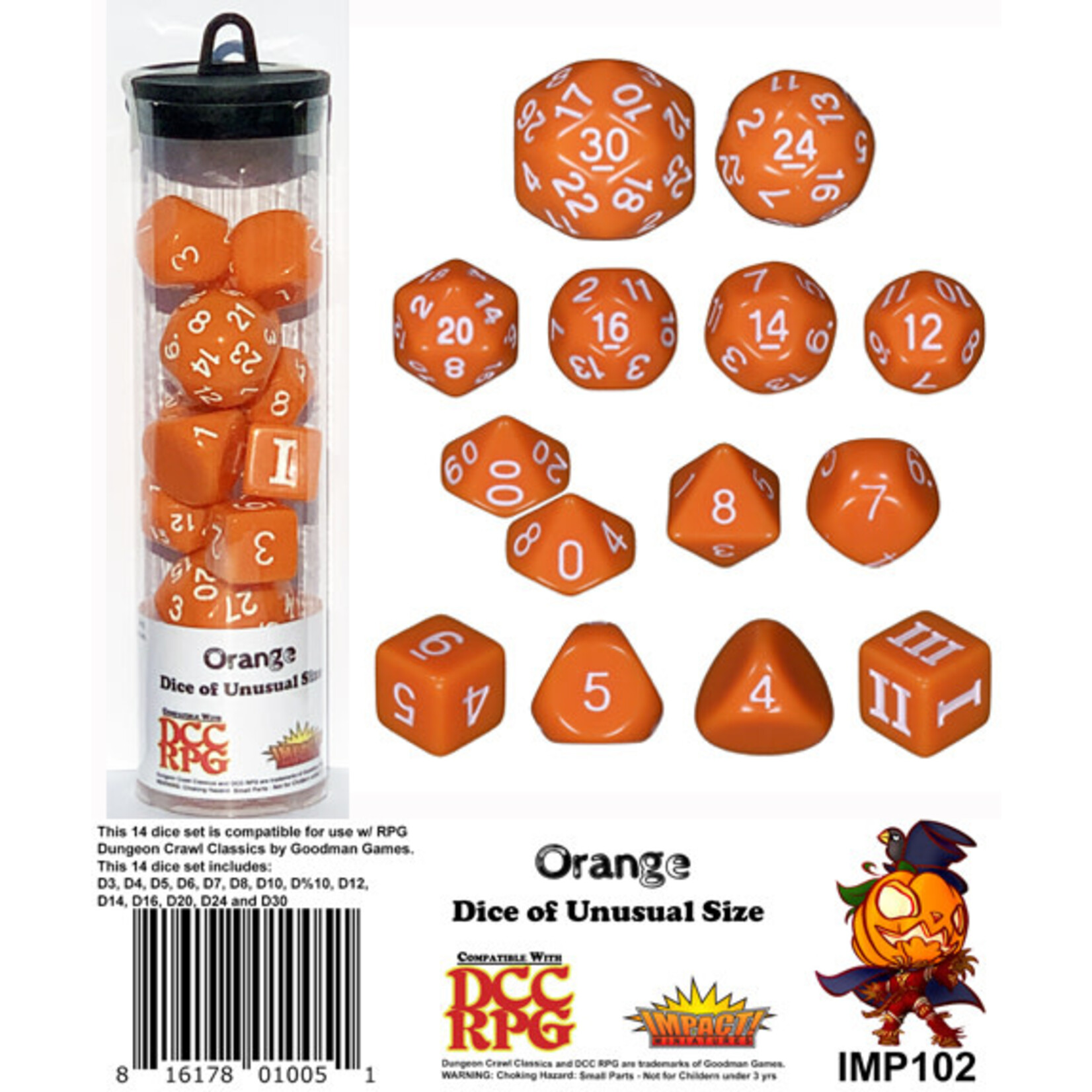 Goodman Games DCC Dice: Orange