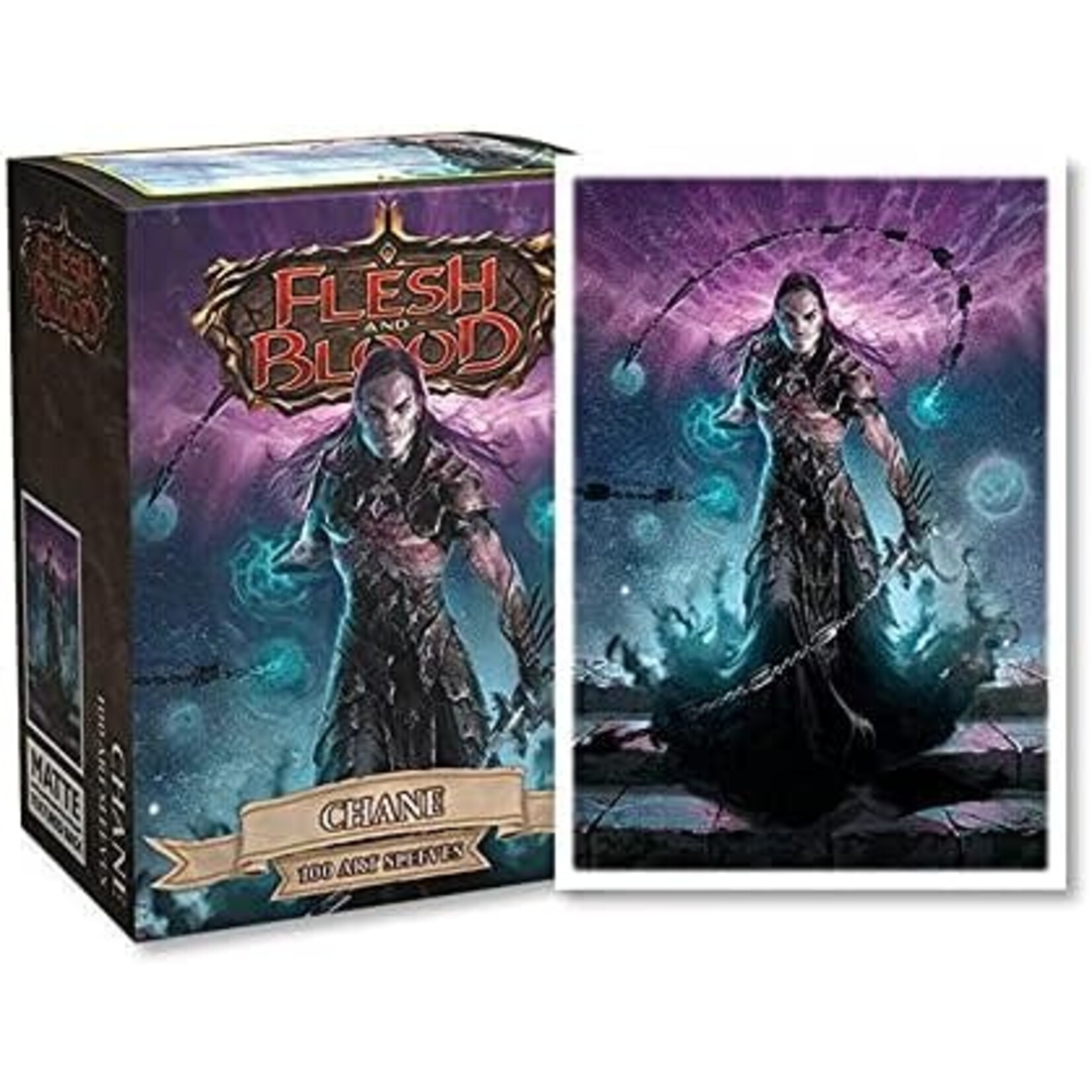 Arcane Tinmen Dragon Shield Sleeves: Standard- Matte 'Flesh & Blood Chane' Art (100 ct.)