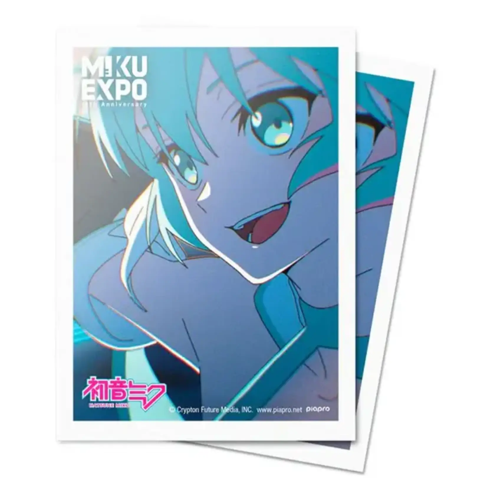 ULTRA PRO INTERNATIONAL, LLC Hatsune Miku: 10th Anniversary - Flight 100ct Deck Protector Sleeves - Flight