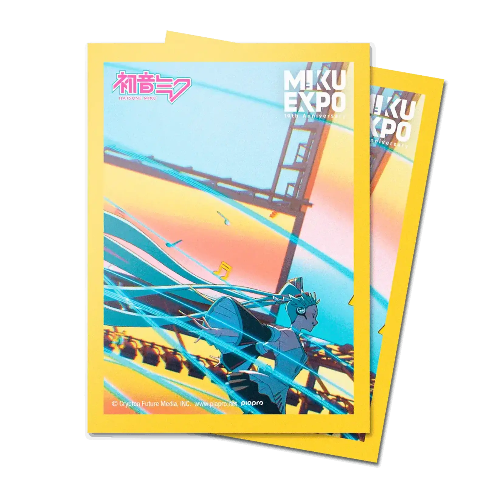 Hatsune Miku: 10th Anniversary - Stream 100ct Deck Protector Sleeves - Stream