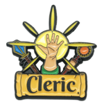 Old School Dice Old School Collectible Pins - Cleric