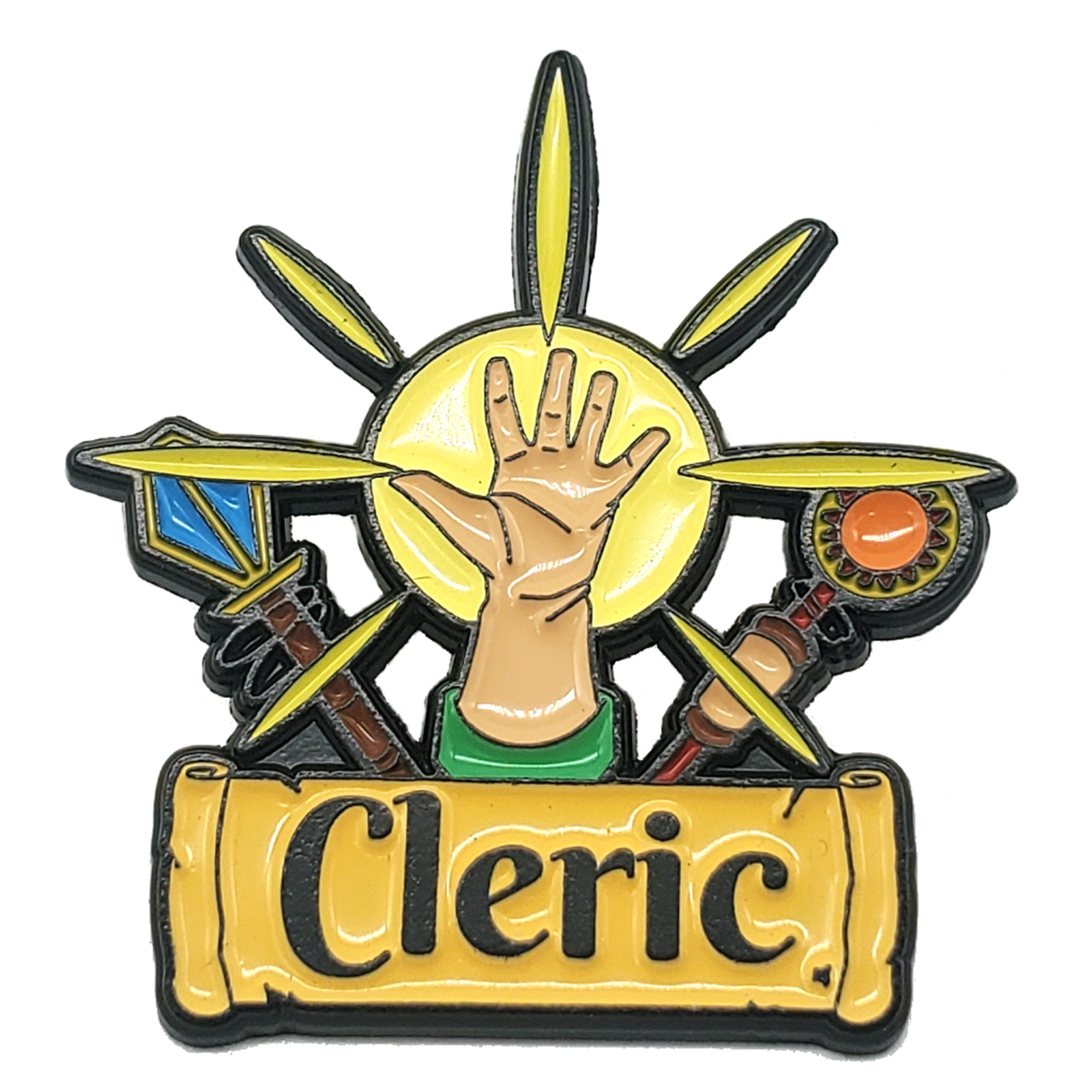 Old School Dice Old School Collectible Pins - Cleric