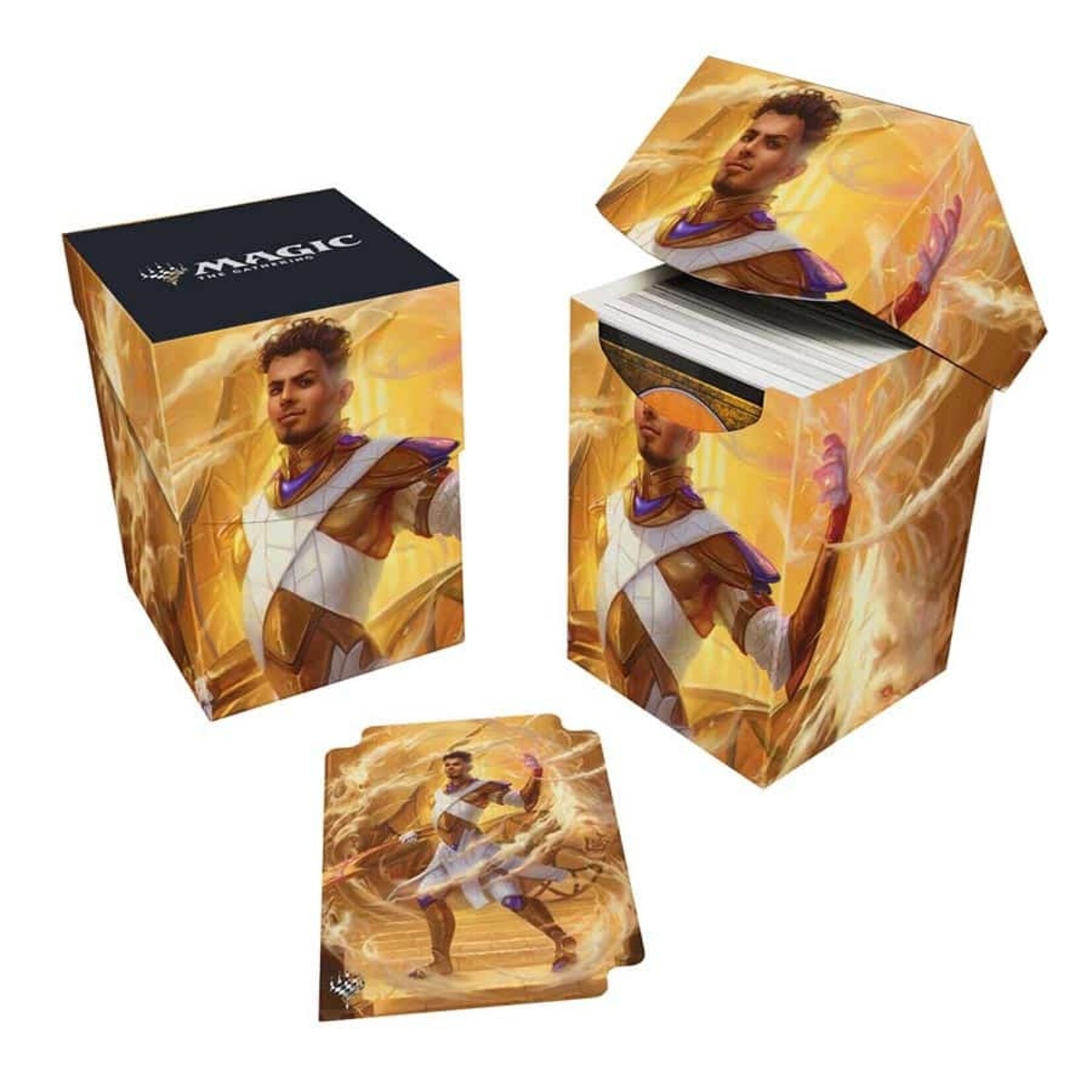 ULTRA PRO INTERNATIONAL, LLC Magic the Gathering CCG: Multiplanar Race Set 100+ Deck Box Borderless Racer 3 (BASRI TOMORROW'S CHAMPION)