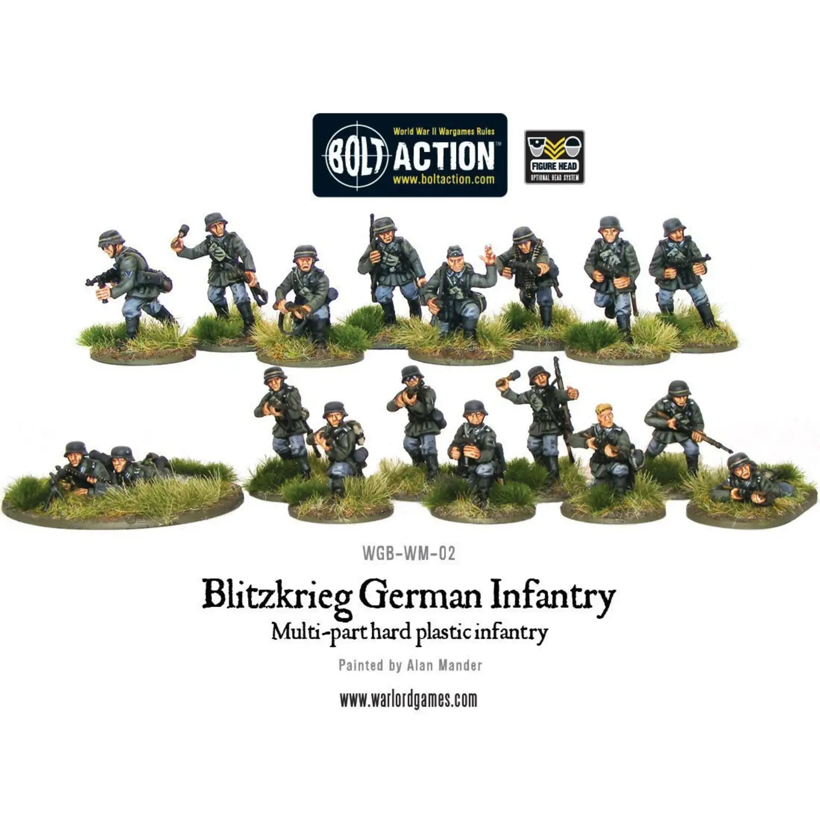bolt action Blitzkrieg German Infantry plastic boxed set