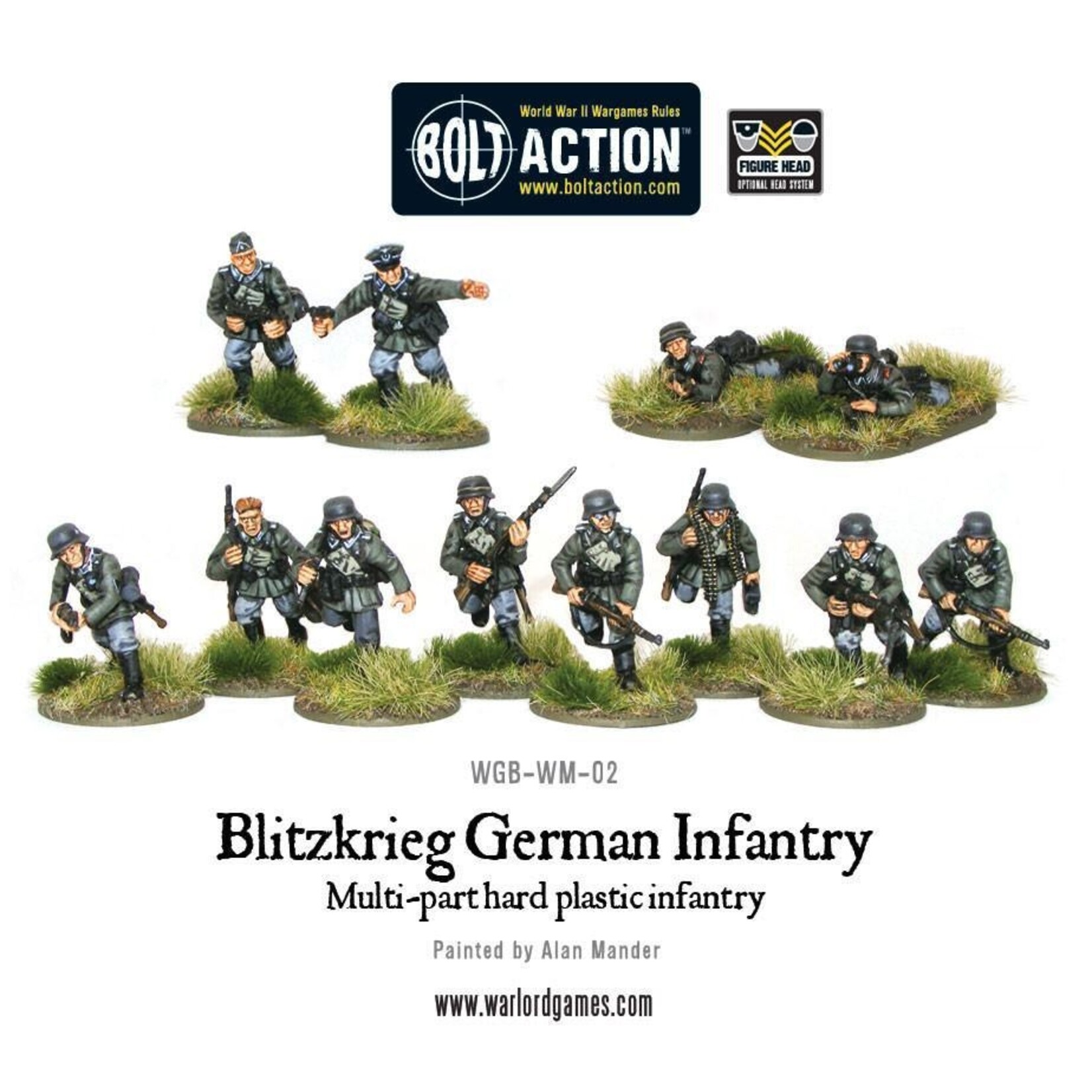 bolt action Blitzkrieg German Infantry plastic boxed set