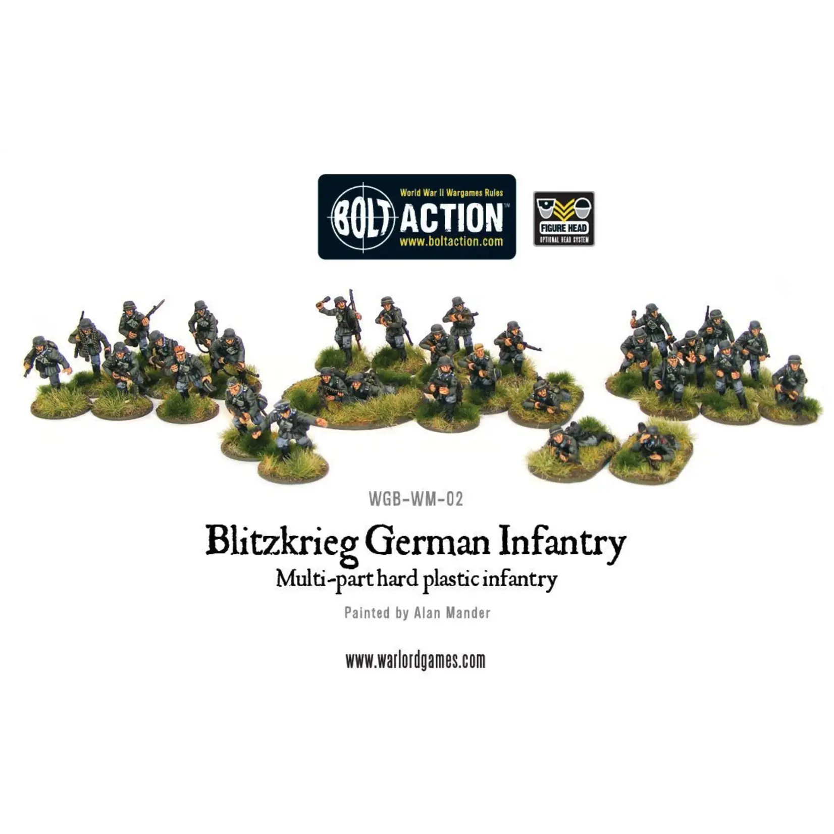 bolt action Blitzkrieg German Infantry plastic boxed set