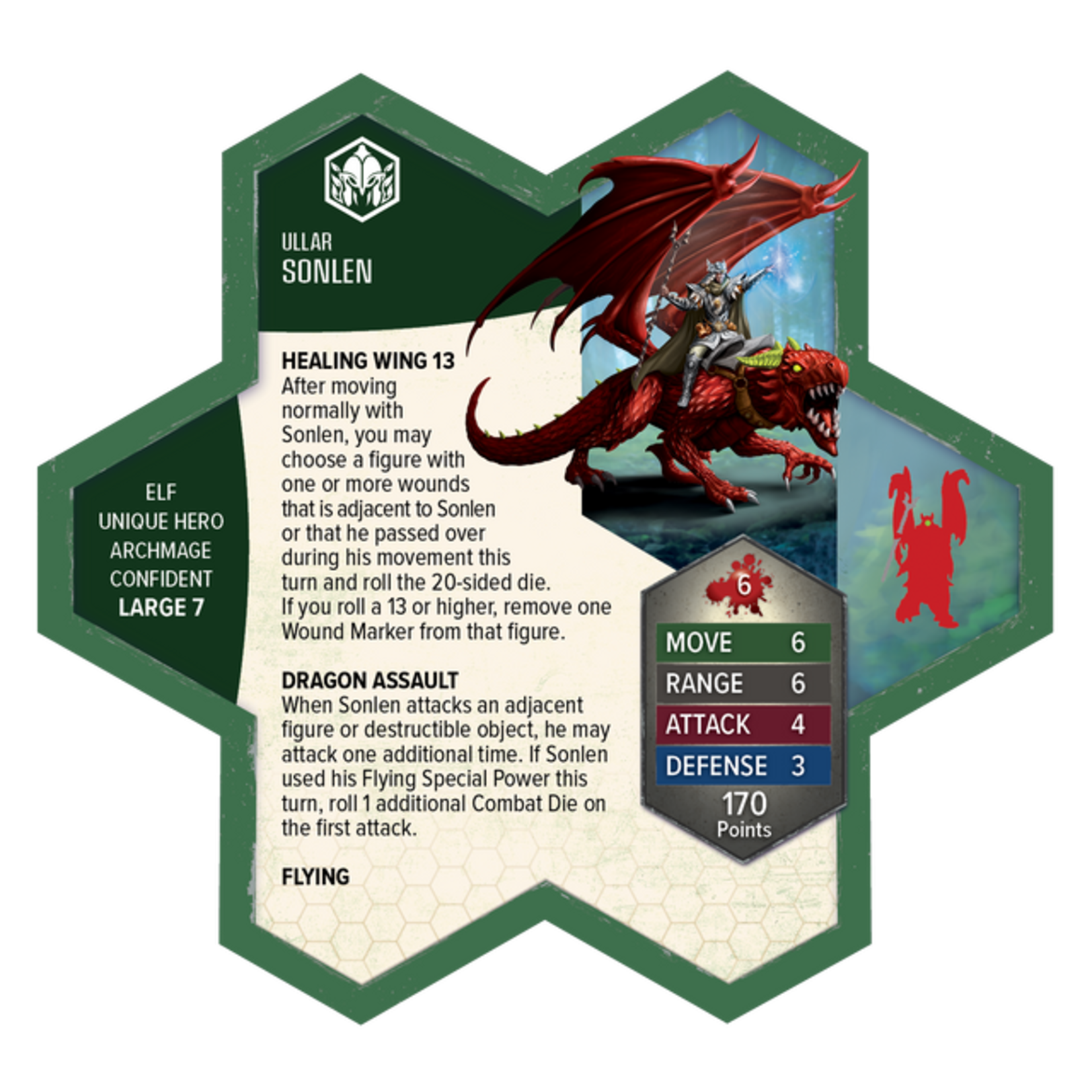 Heroscape: Rising Tide - Sonlen and Halushia, Scion of the Wild Army Expansion