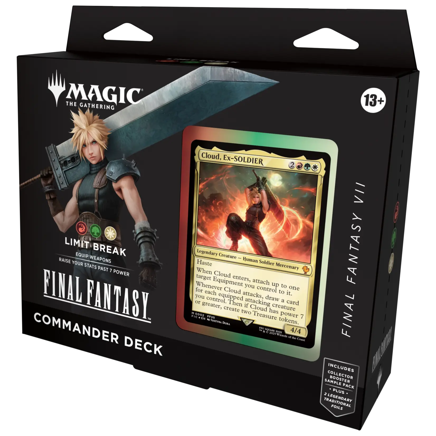 Wizards of the Coast Magic: The Gathering—FINAL FANTASY Commander Deck Limit Break (Red-Green-White)