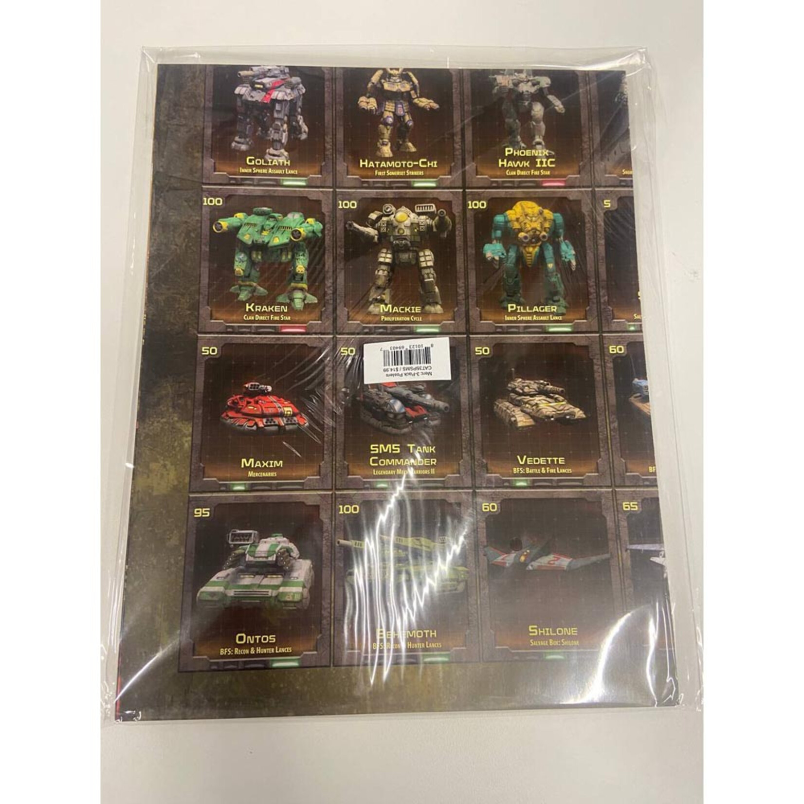 CATALYST GAME LABS 3-Pack Mercenaries Posters Supersized