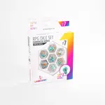 Embraced Series - Green Skull - RPG dice set (7)