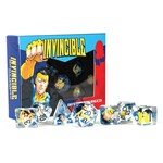 Metallic Dice Games Invincible: Blood Damaged Resin Poly Dice Set (7)
