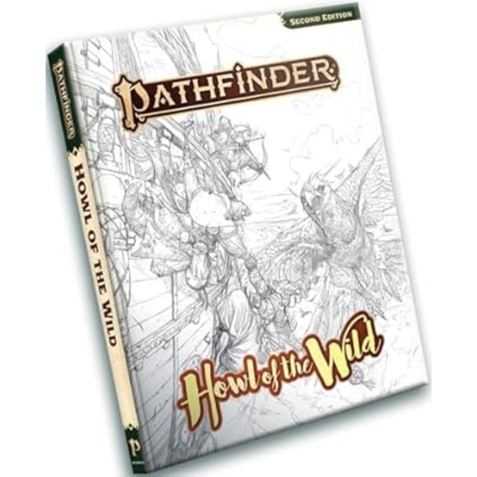 Paizo Pathfinder RPG: Howl of the Wild Hardcover (P2) Sketch Cover