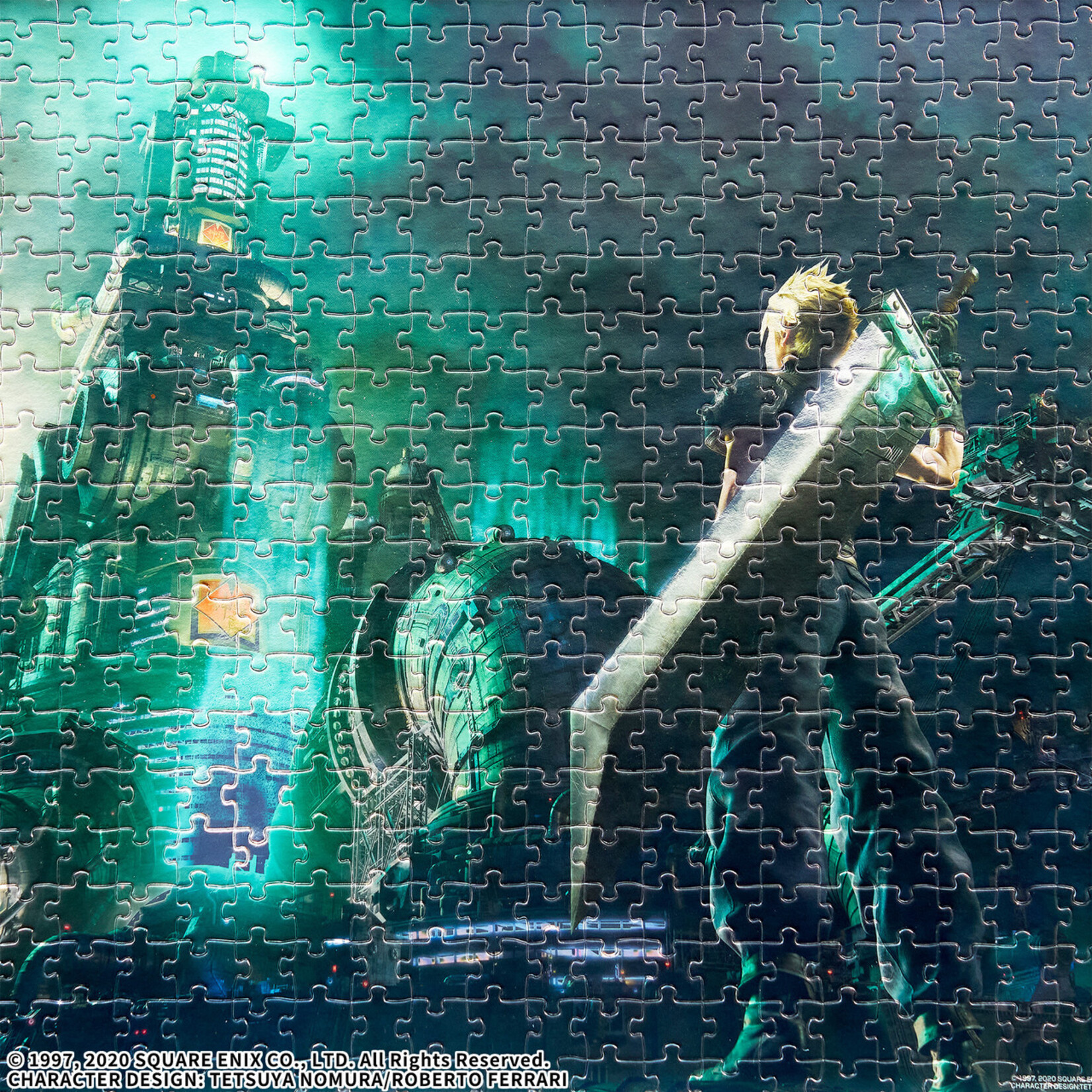 Final Fantasy Jigsaw Puzzle: FF7 Cloud Art