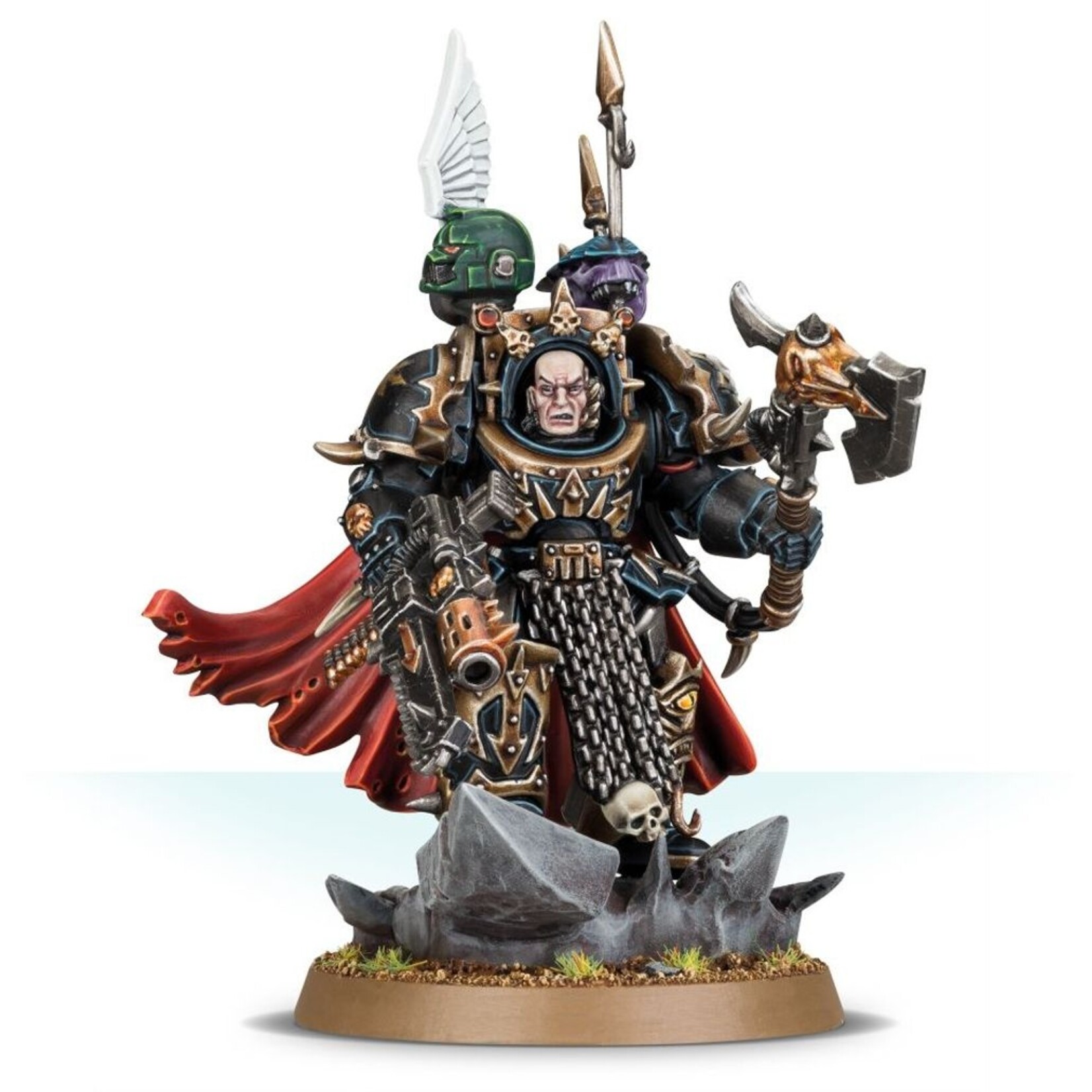 Games Workshop Chaos Space Marines: Chaos Lord In Terminator Armour