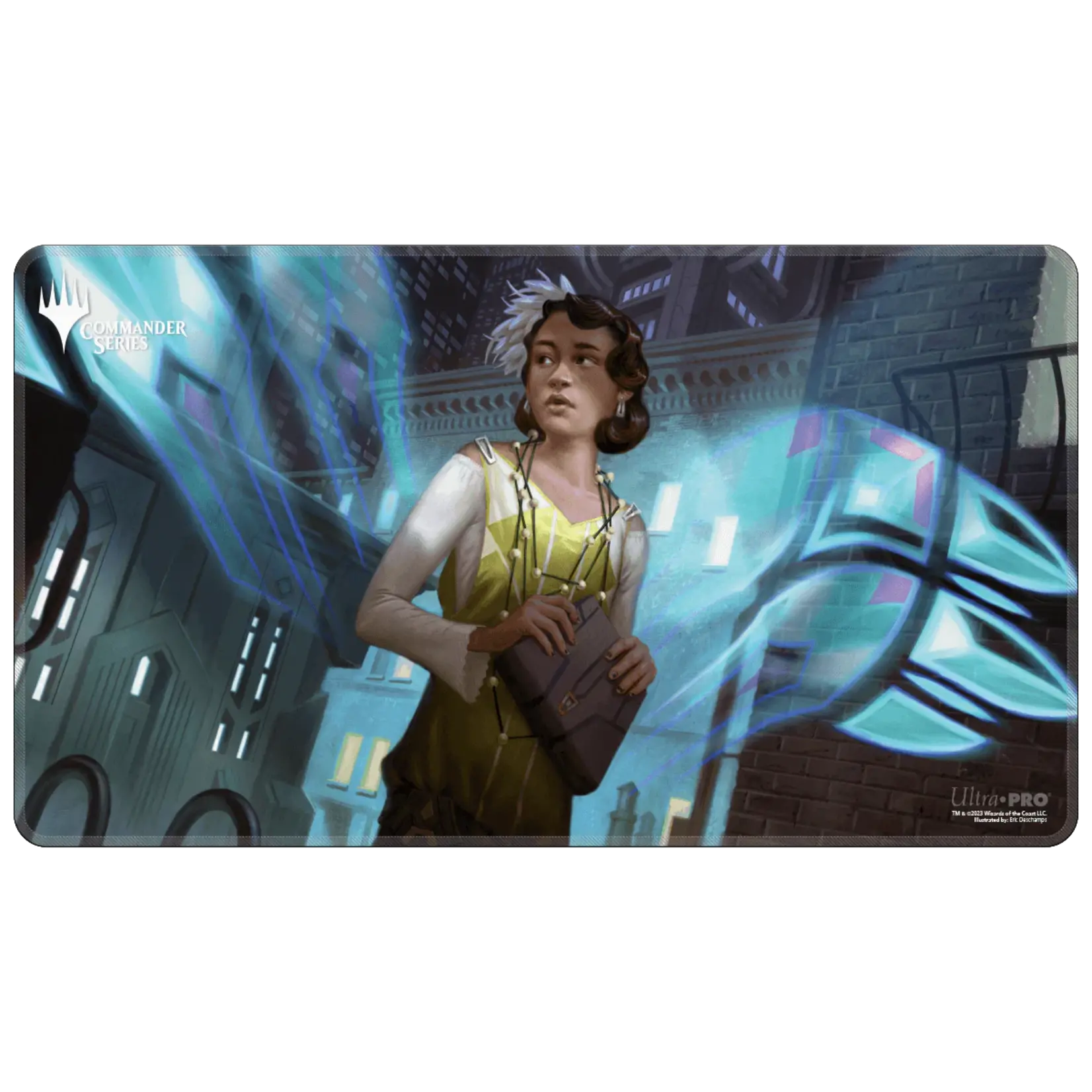 ULTRA PRO INTERNATIONAL, LLC Magic the Gathering CCG: Commander Series - Release 1 - Mono Color - Q1 2024 Stitched Edge Playmat Giada