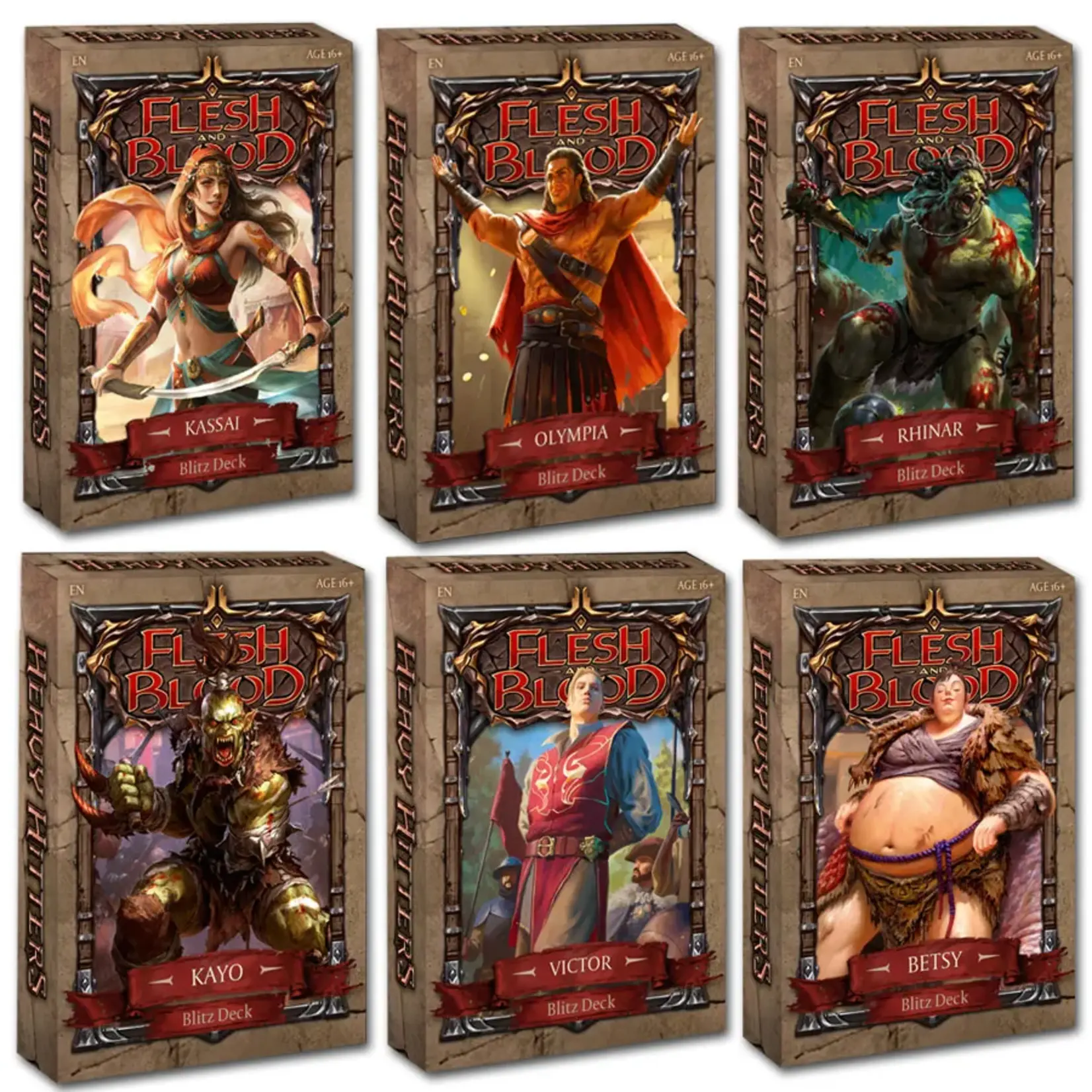 Flesh and Blood TCG: Heavy Hitters Blitz Deck -Rhinar