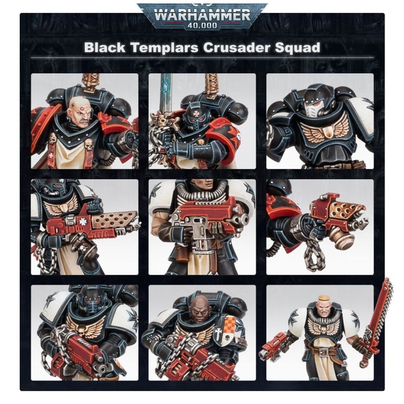 Games Workshop Black Templars: Primaris Crusader Squad