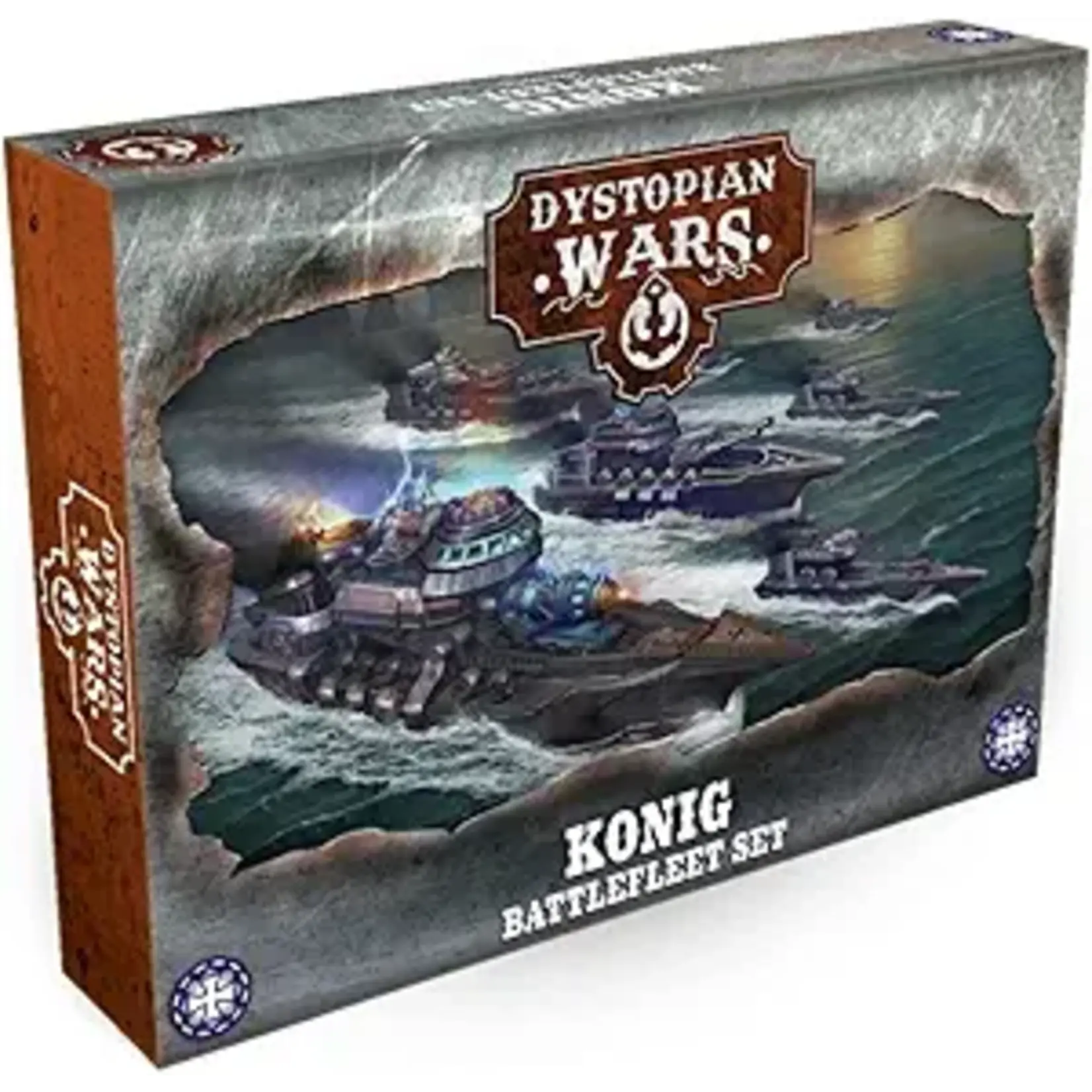 Warcradle Studios Dystopian Wars: Konig Battlefleet Set
