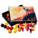 LYNX ACCESSORIES: HEALING POTION MARKERS AND DICE: SET OF 24 DICE AND 15 POTIONS TOKENS