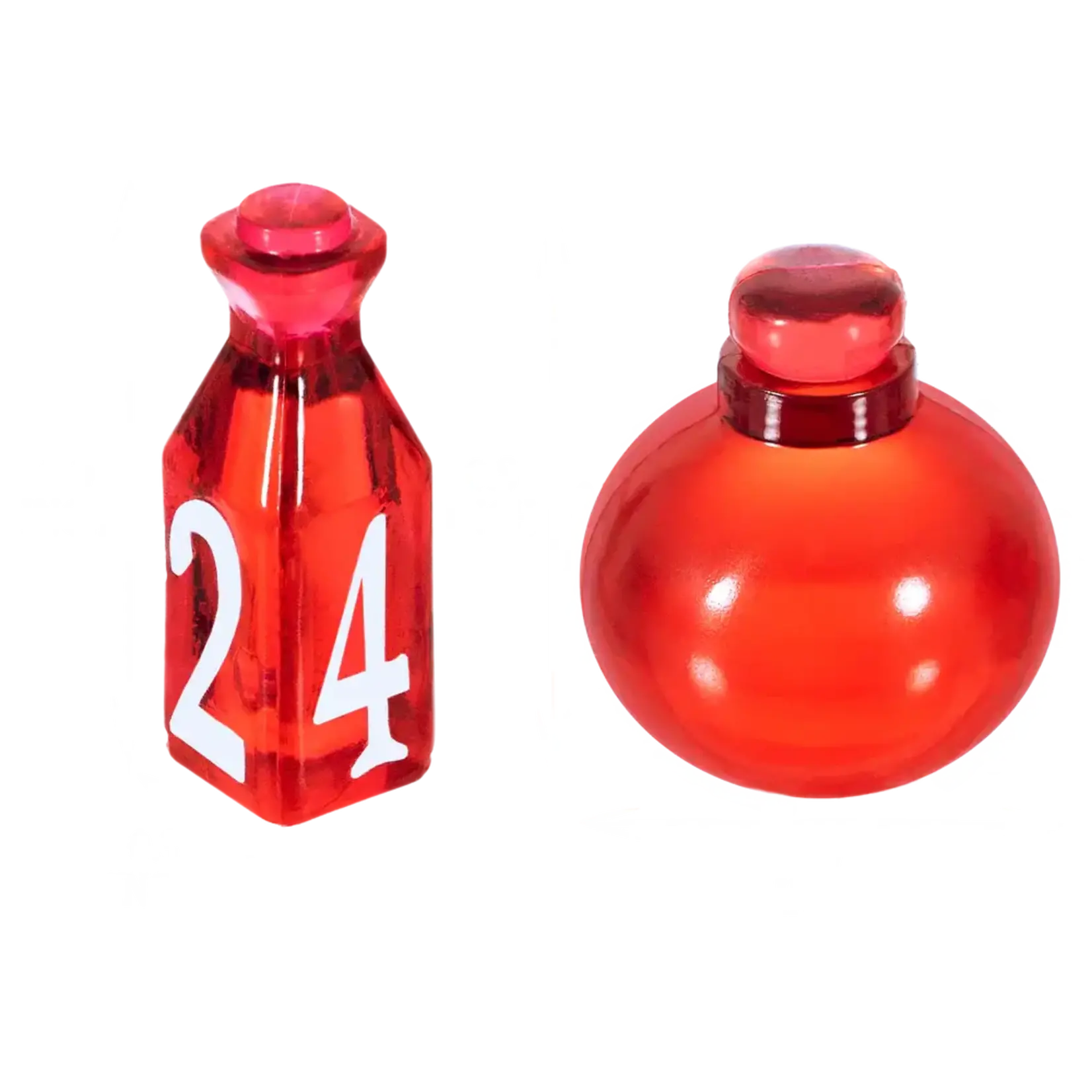 LYNX ACCESSORIES: HEALING POTION MARKERS AND DICE: SET OF 24 DICE AND 15 POTIONS TOKENS