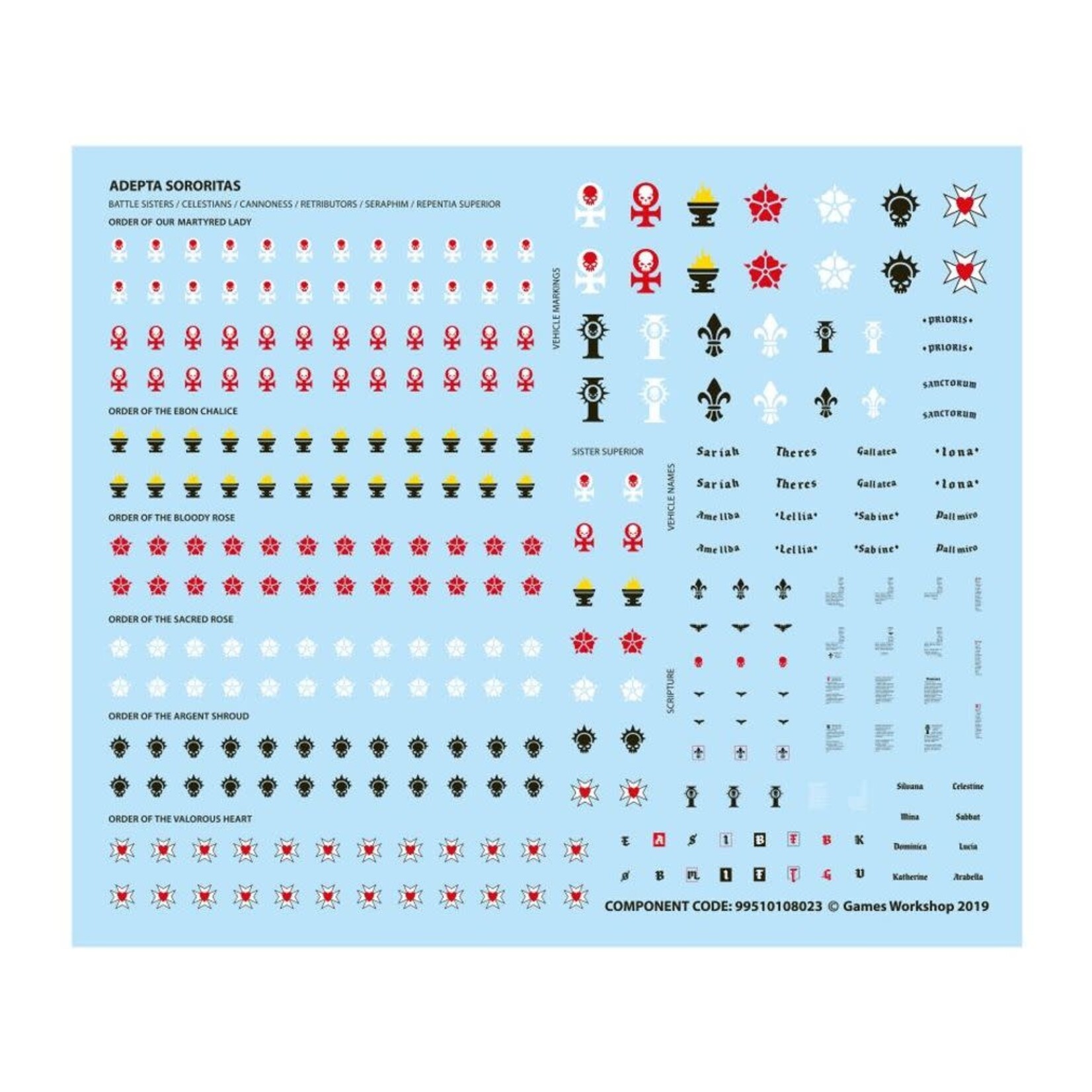 Games Workshop Adepta Sororitas: Battle Sisters Squad