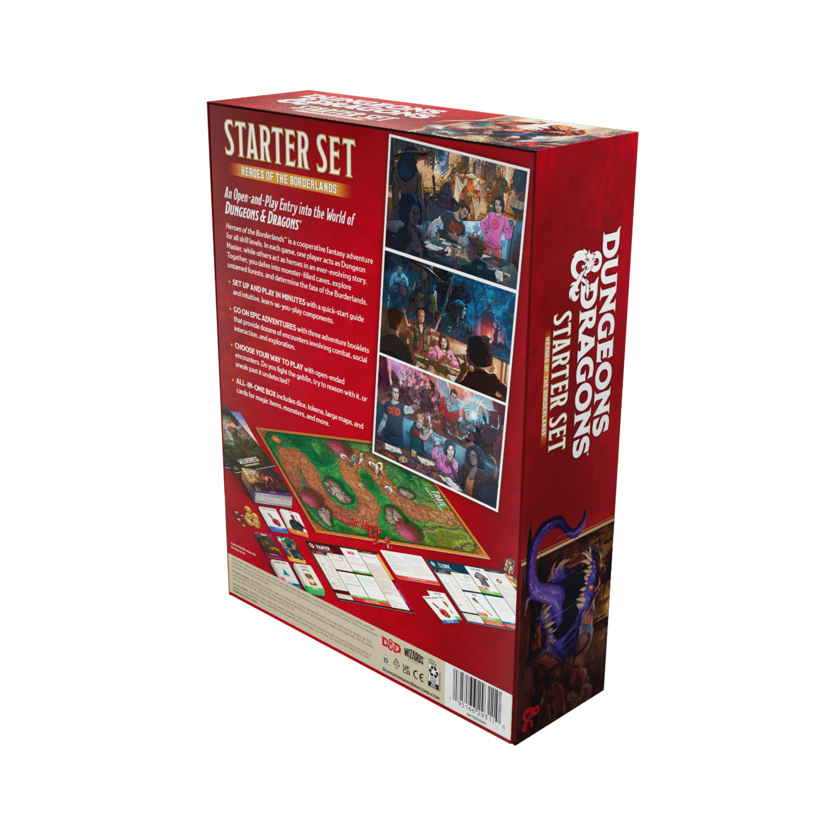 Wizards of the Coast D&D Rpg 2024 Starter Set Heroes Of The Borderlands