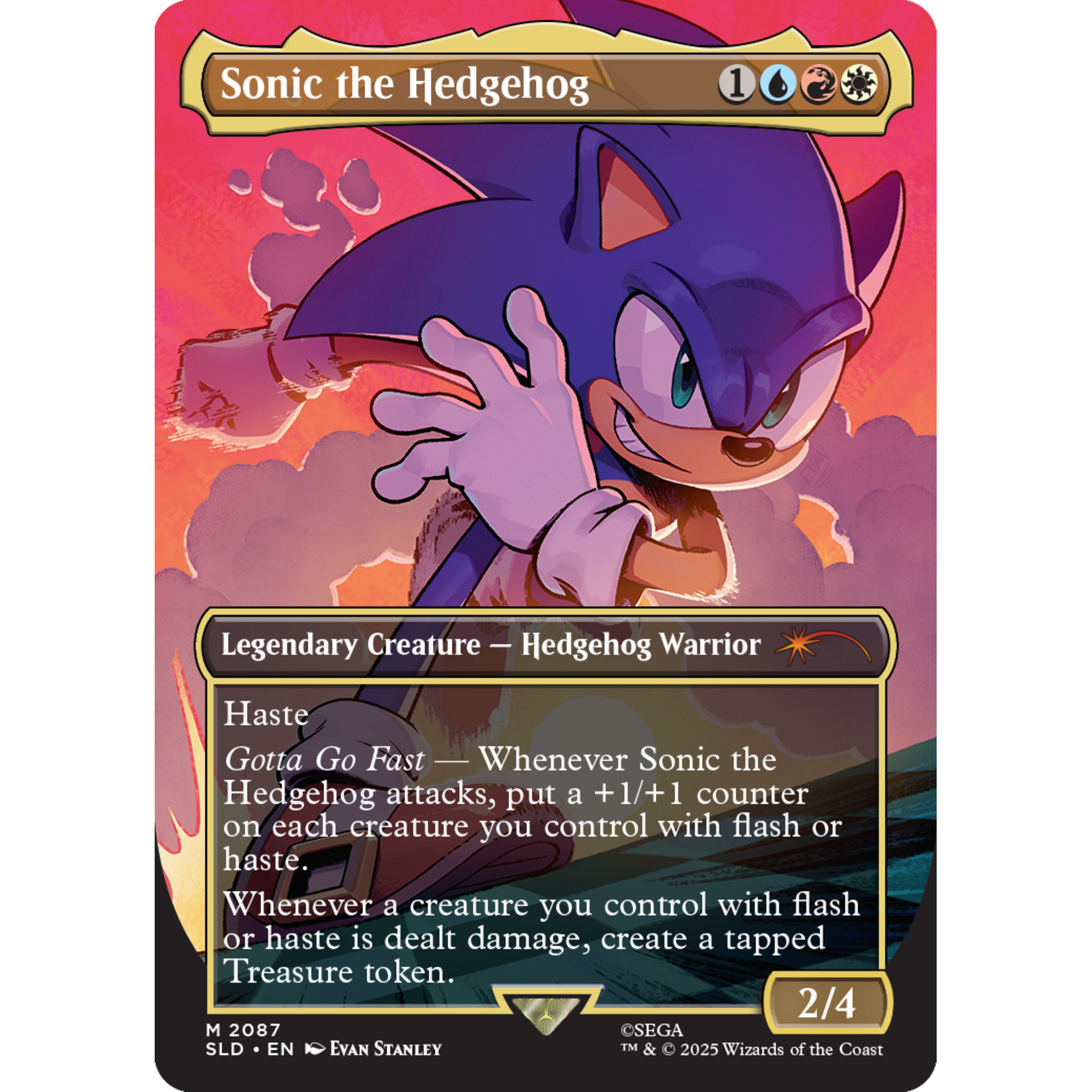 Wizards of the Coast Secret Lair x Sonic the Hedgehog Superdrop: Friends & Foes (Non-Foil)