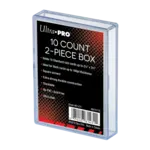ULTRA PRO INTERNATIONAL, LLC 2-Piece 50 Count Clear Card Storage Box (2 Pack)