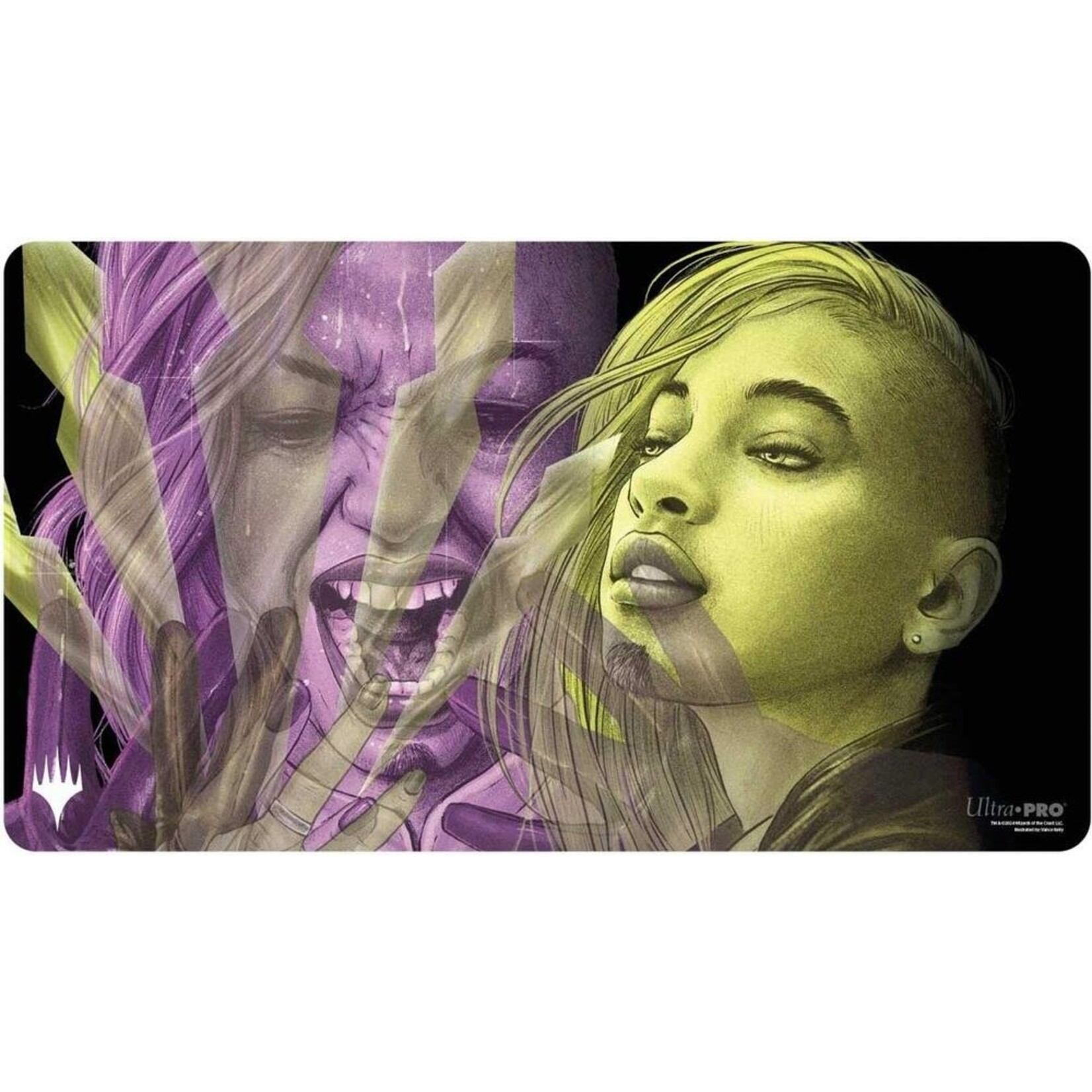 ULTRA PRO INTERNATIONAL, LLC ULTRA PRO: MTG: DUSKMOURN: PLAYMAT ALT ART KEY CHARACTER MYTHIC 3