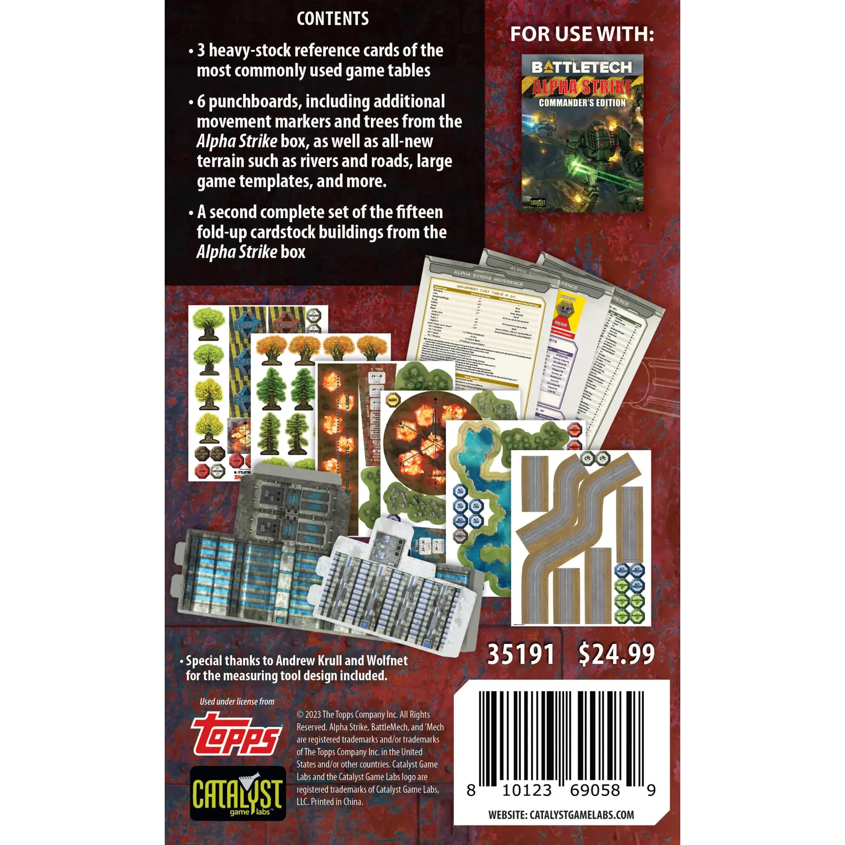 CATALYST GAME LABS BattleTech: Alpha Strike - Counters Pack