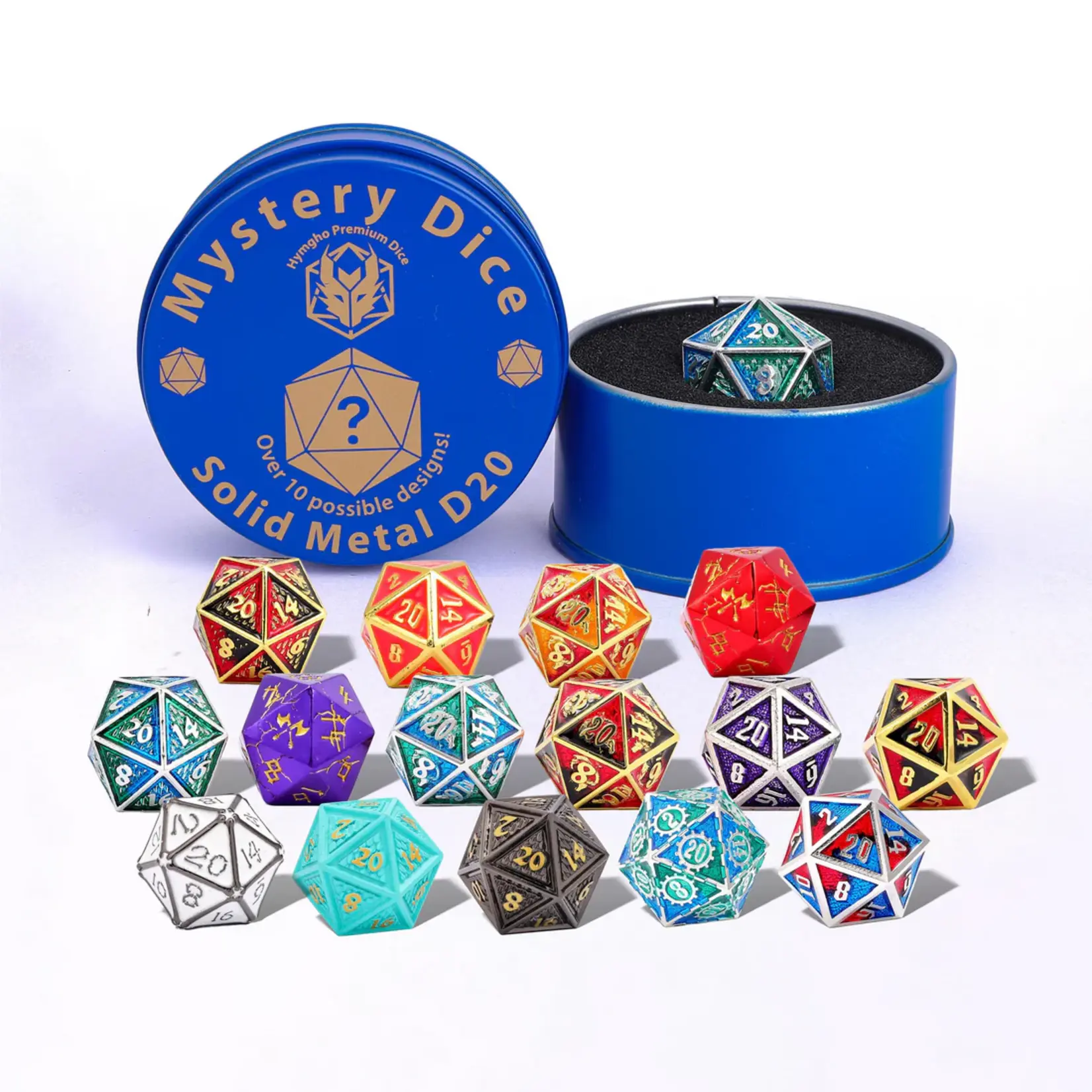 Quest's Reward Mystery Dice - Solid Metal D20s