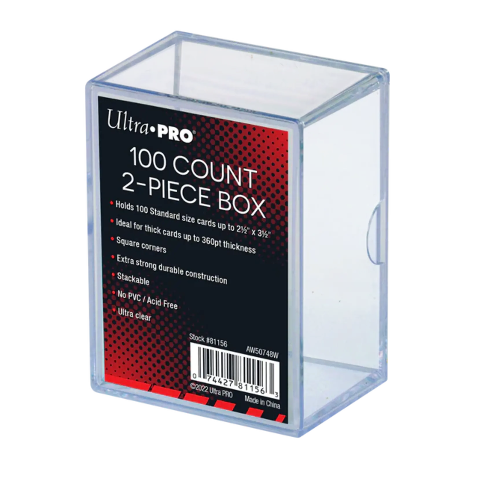 ULTRA PRO 2 Piece Stor-Safe Card Box (100)