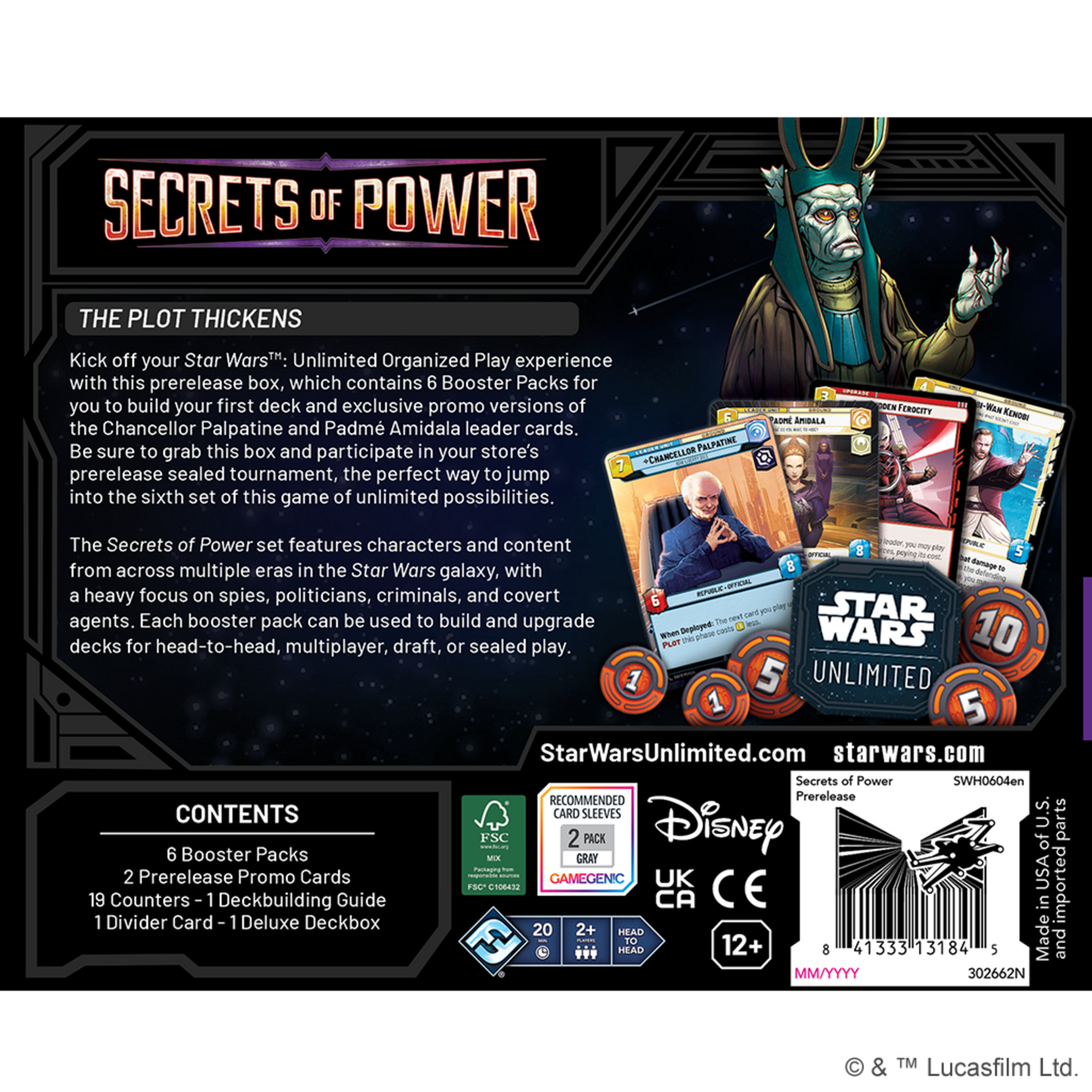 Fantasy Flight Games Star Wars: Unlimited - Secrets of Power: Prerelease Box